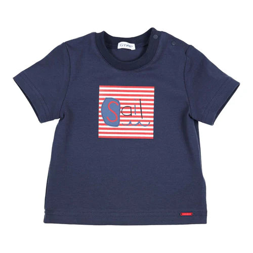 Gymp Boys T-Shirt Aerobic Sail Navy 353-6353-20