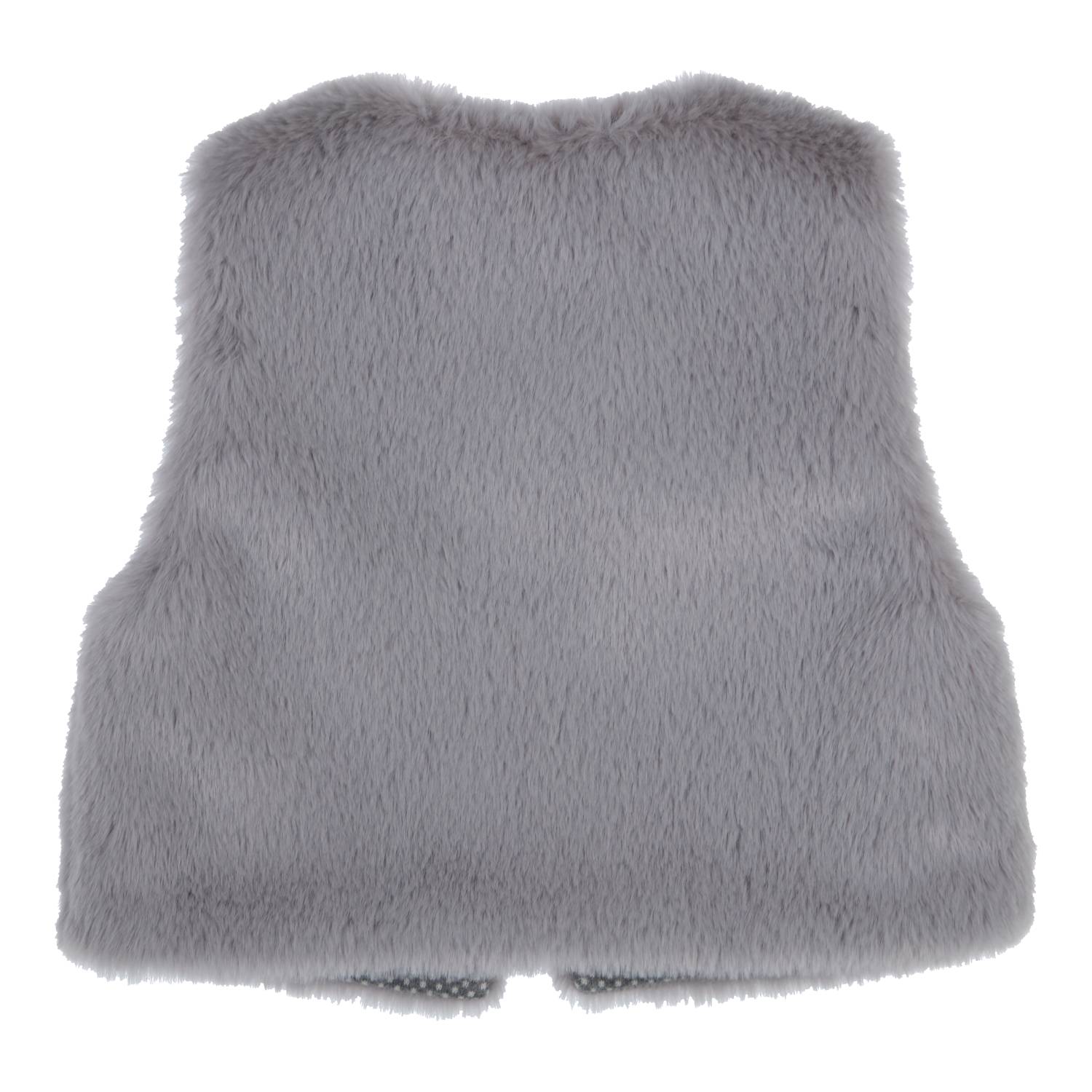 GYMP Girls Polla Gilet Pale Grey 354-6614-10 – reverse or detail view