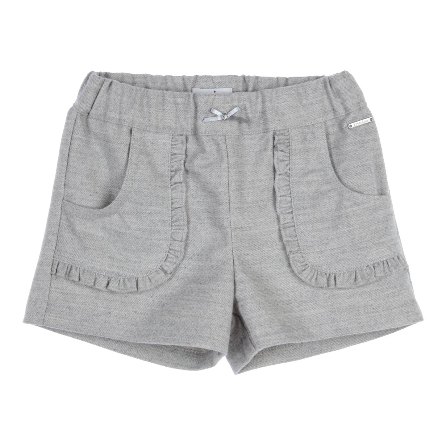 GYMP Girls Obo Shorts Grey 400-6636-10 – front view