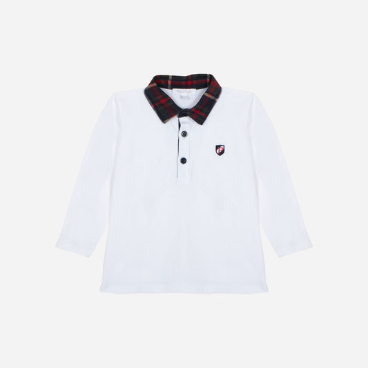 Patachou White Boy Polo Pl4133368