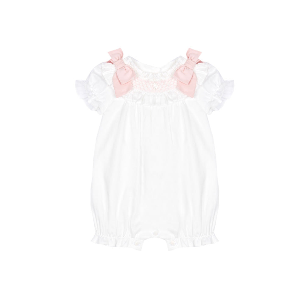Patachou Baby Girl Romper - Woven Sweet Pink MC4233031SP