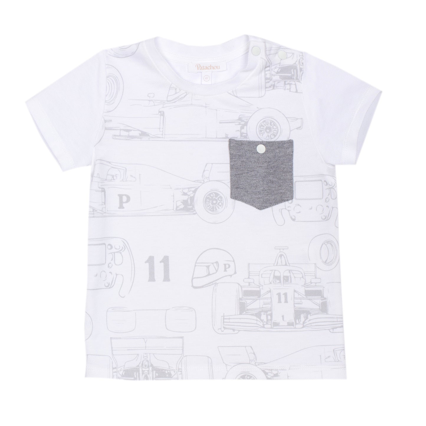 Patachou Boy T-Shirt - Knit White TSH4233323W