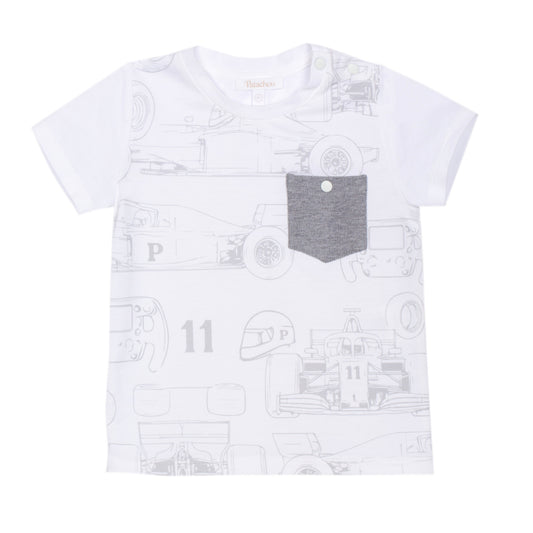Patachou Boy T-Shirt - Knit White TSH4233323W