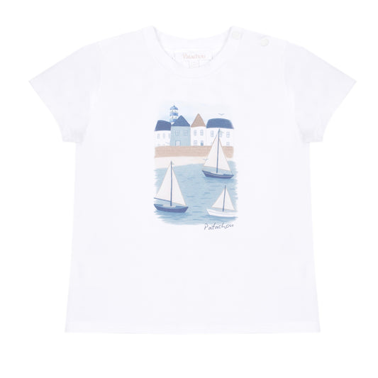 Patachou Boy T-Shirt - Knit White TSH4233385W
