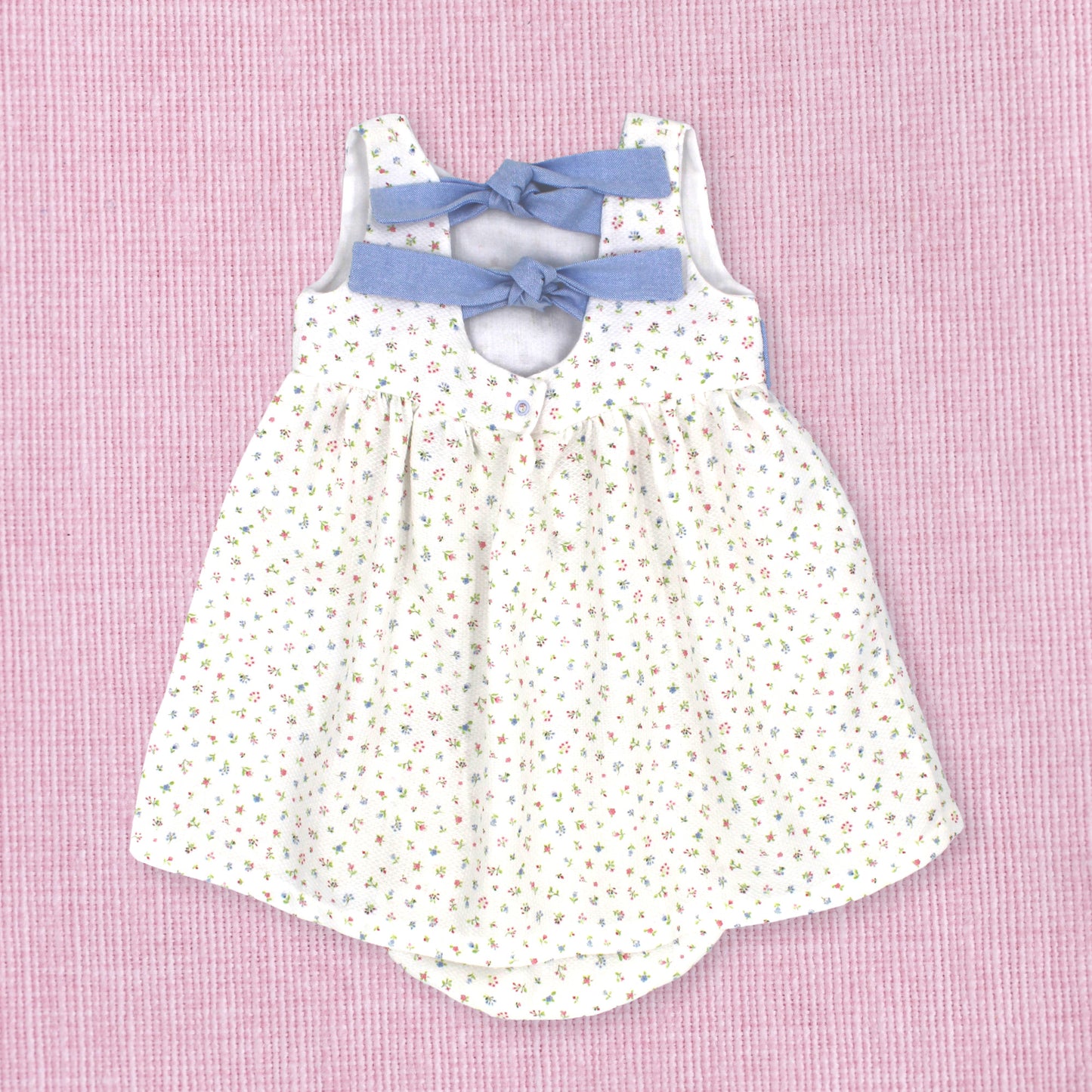 Rapife Girls Bow Dress & Briefs Sky Blue 4245S26