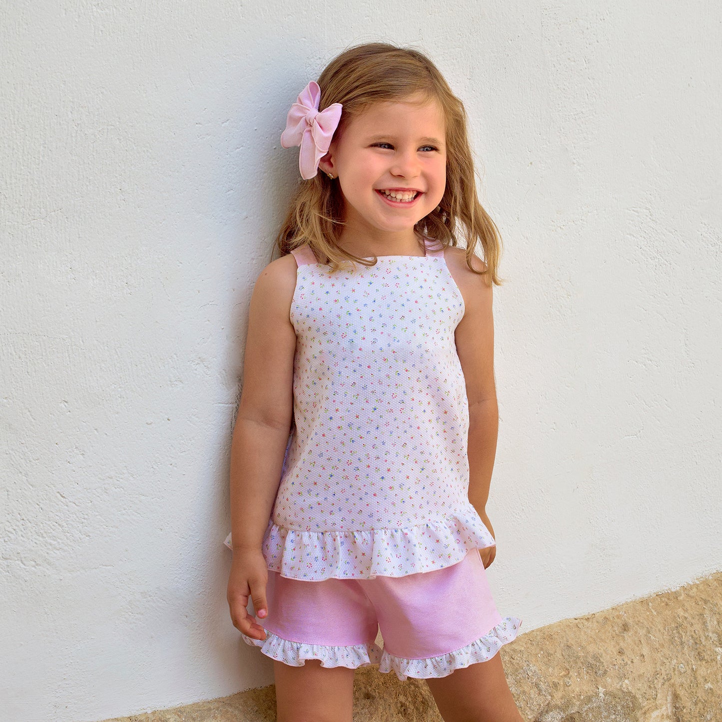 Rapife Girls Top & Shorts Pink 4251S26