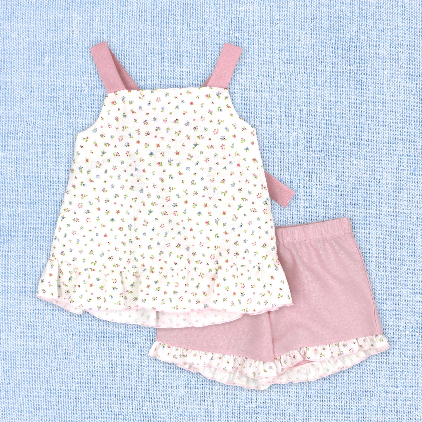 Rapife Girls Top & Shorts Pink 4251S26