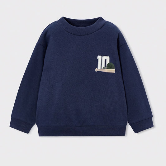 Mayoral back print pullover Blue 4401