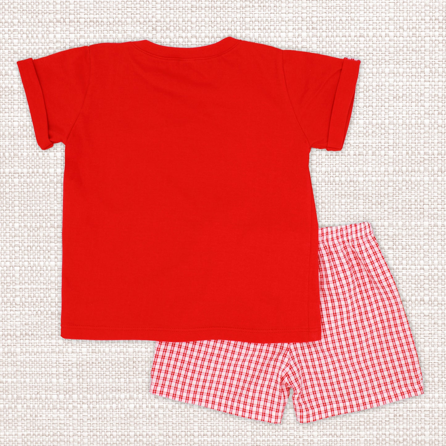Rapife Boys T-Shirt & Bermuda Red 4650S26