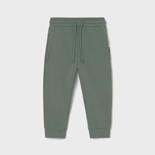 Mayoral Basic cuffed fleece trousers Fir 704