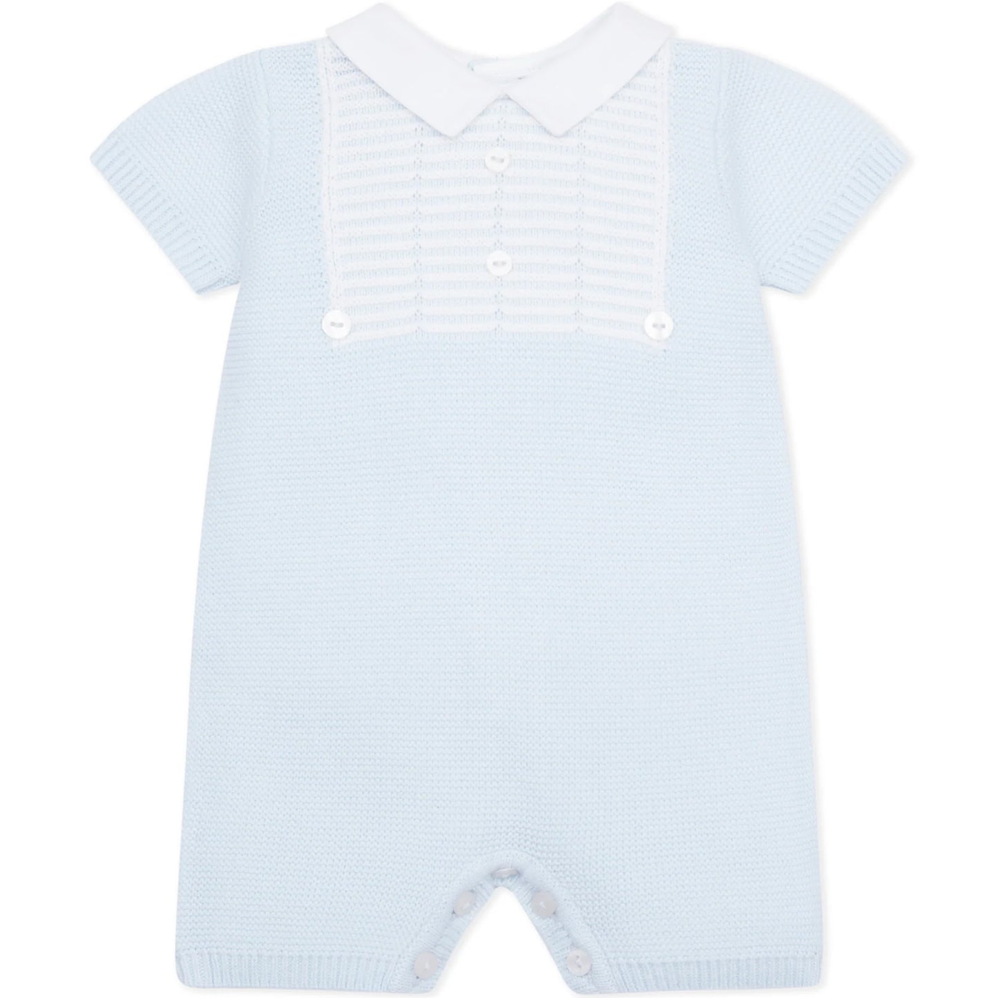 Emile Et Rose Knitted Romper Jacob Blue 7340PB