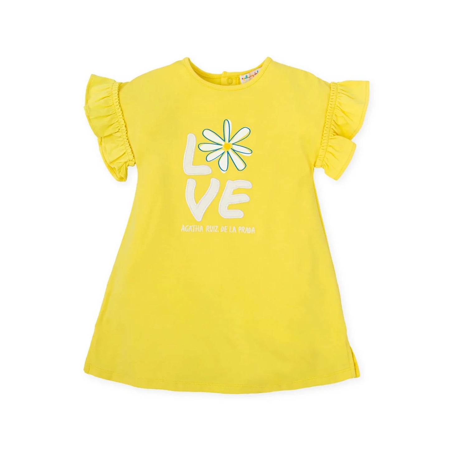 Agatha Ruiz de la Prada Girls Daysi Dress Yellow 8289S26