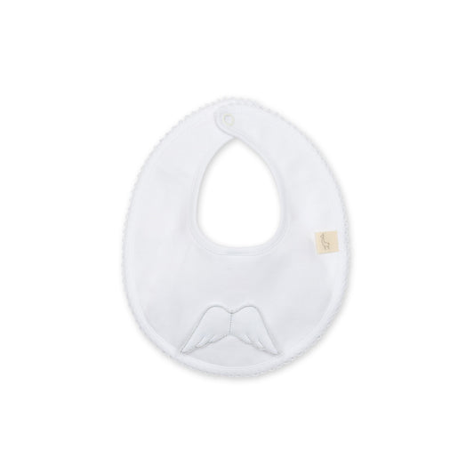 Baby Gi Girls Angel Cotton Bib Pink AG23