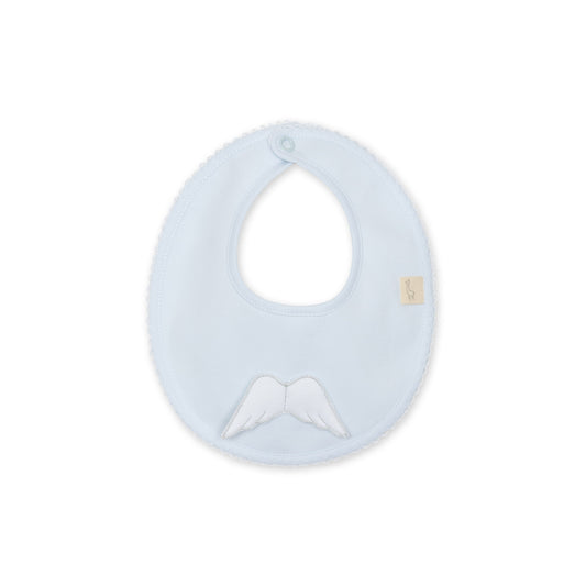 Baby Gi Boys Angel Cotton Bib Blue AG23