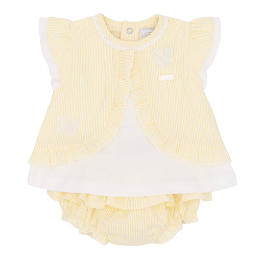 Amore Girls Lemon Jam Pant Set Lemon AM0075AL