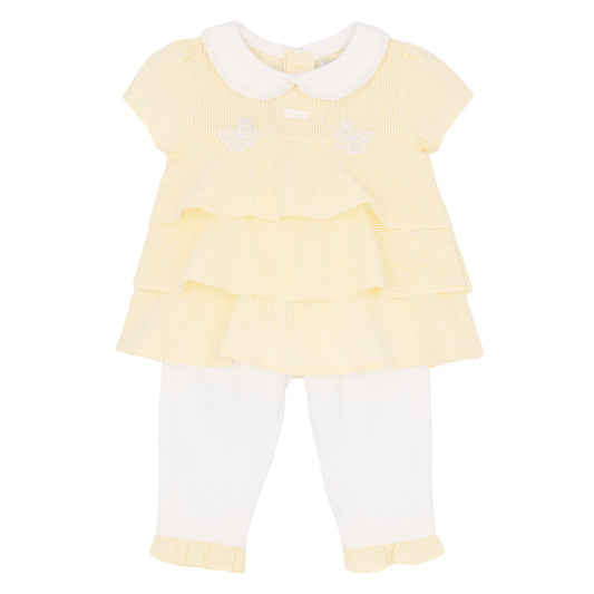 Amore Girls Lemon Tunic And Legging Lemon AM0076L