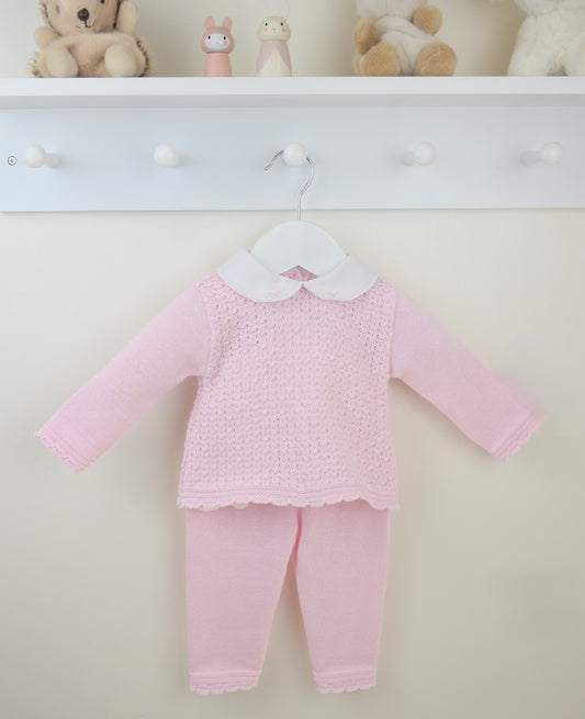 Pex Pink Lucinda Trouser Suit B0746