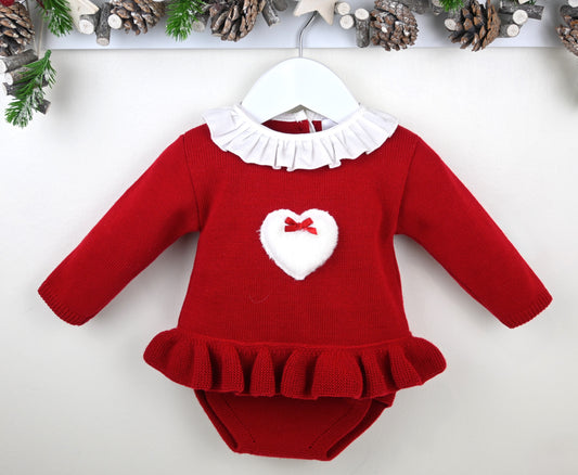 Pex Red Cecily Pants Suit B0755