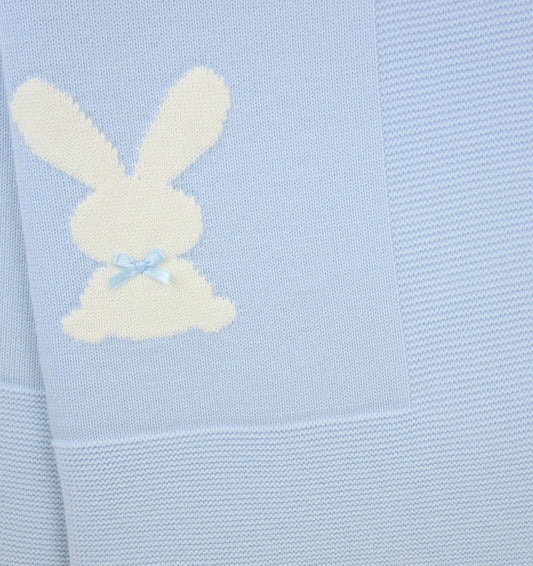 Pex Blue Bunny Shawl B07