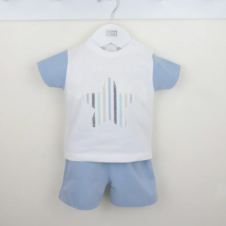 Pex Star Shorts Suit Blue B0827009