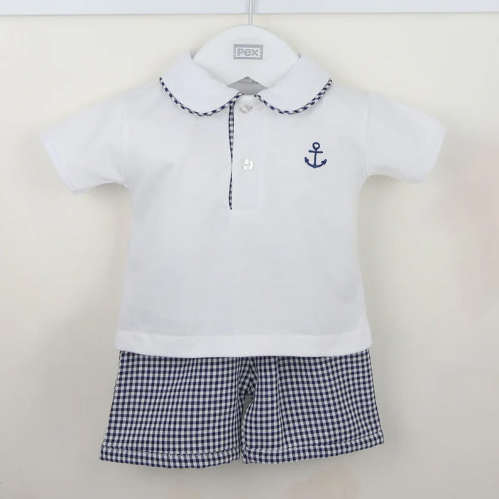Pex Cove Shorts Suit White/navy B0889404
