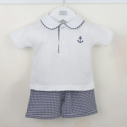 Pex Cove Shorts Suit White/navy B0889404