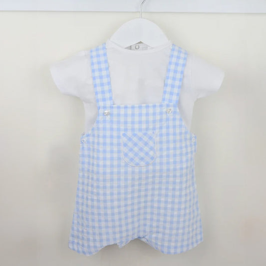 Pex Flynn Dungaree Suit White/blue B0897009