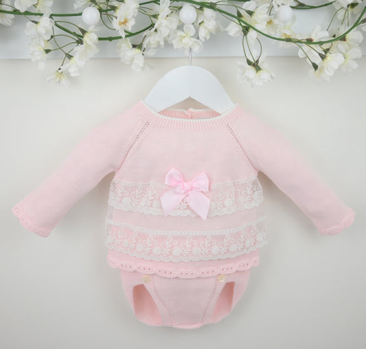 Pex Girls Arianna Pants Suit Pink B0934