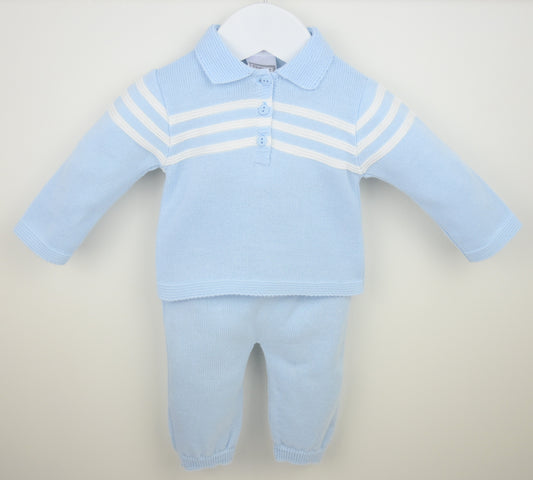 Pex Boys Mateo Trouser Suit Blue B0944