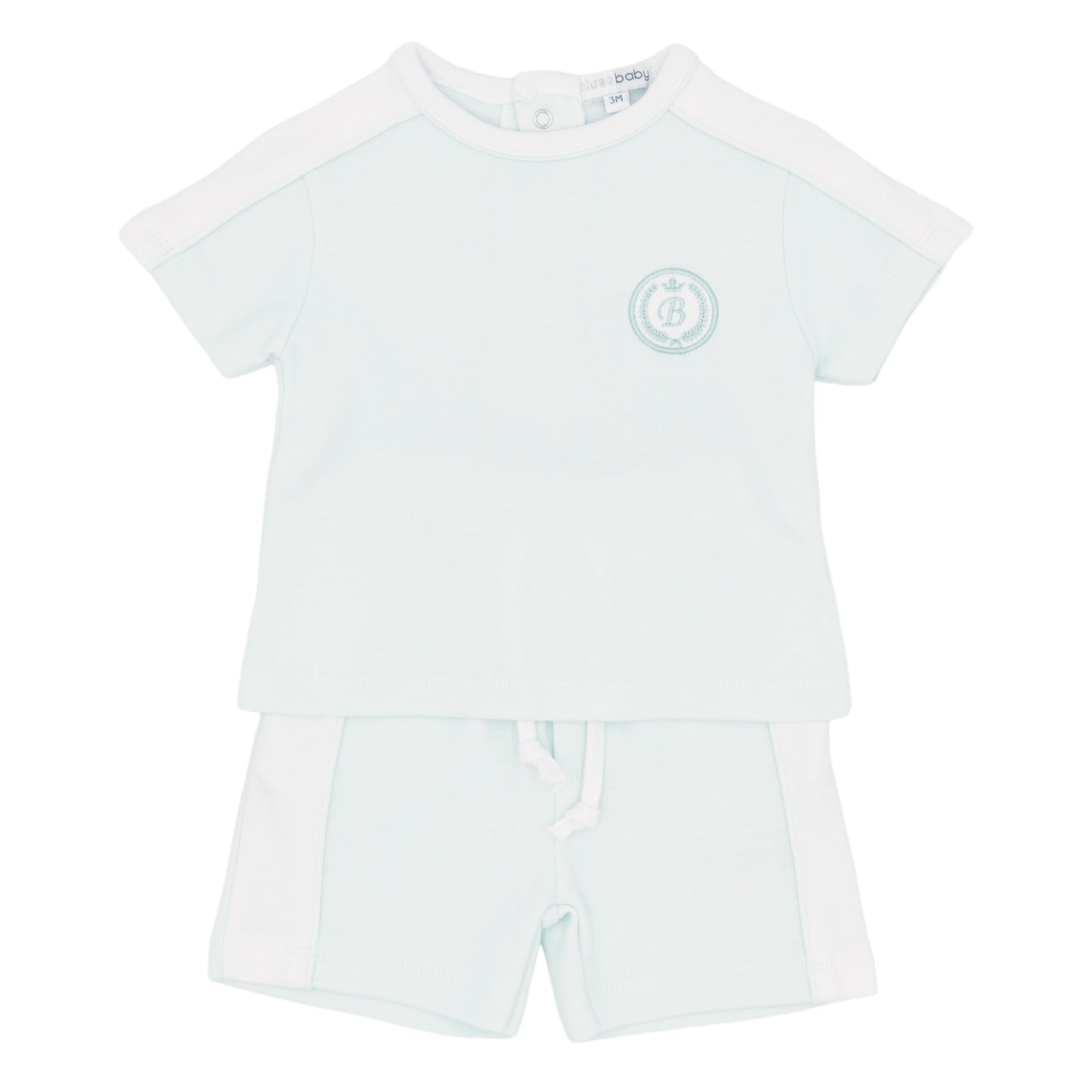 Blues Baby Boys Mint T Shirt & Short Set BB3035