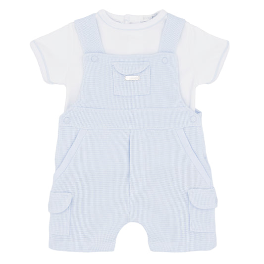 Blues Baby Boys Blue T Shirt & Dungaree BB3043