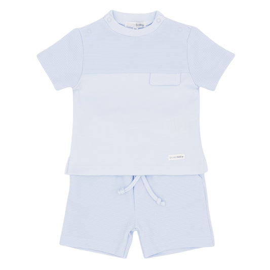 Blues Baby Boys Blue T Shirt & Short BB3063