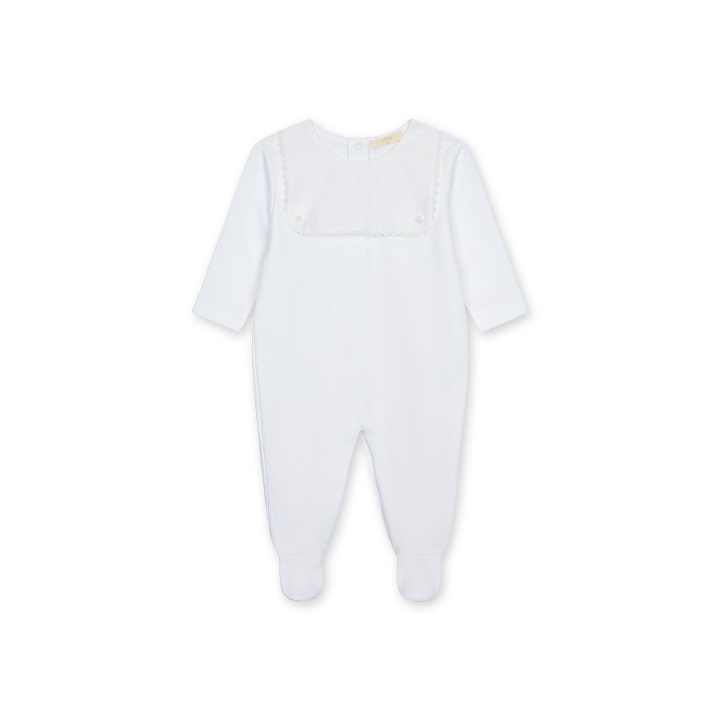 Baby Gi Babygrow White BG542M