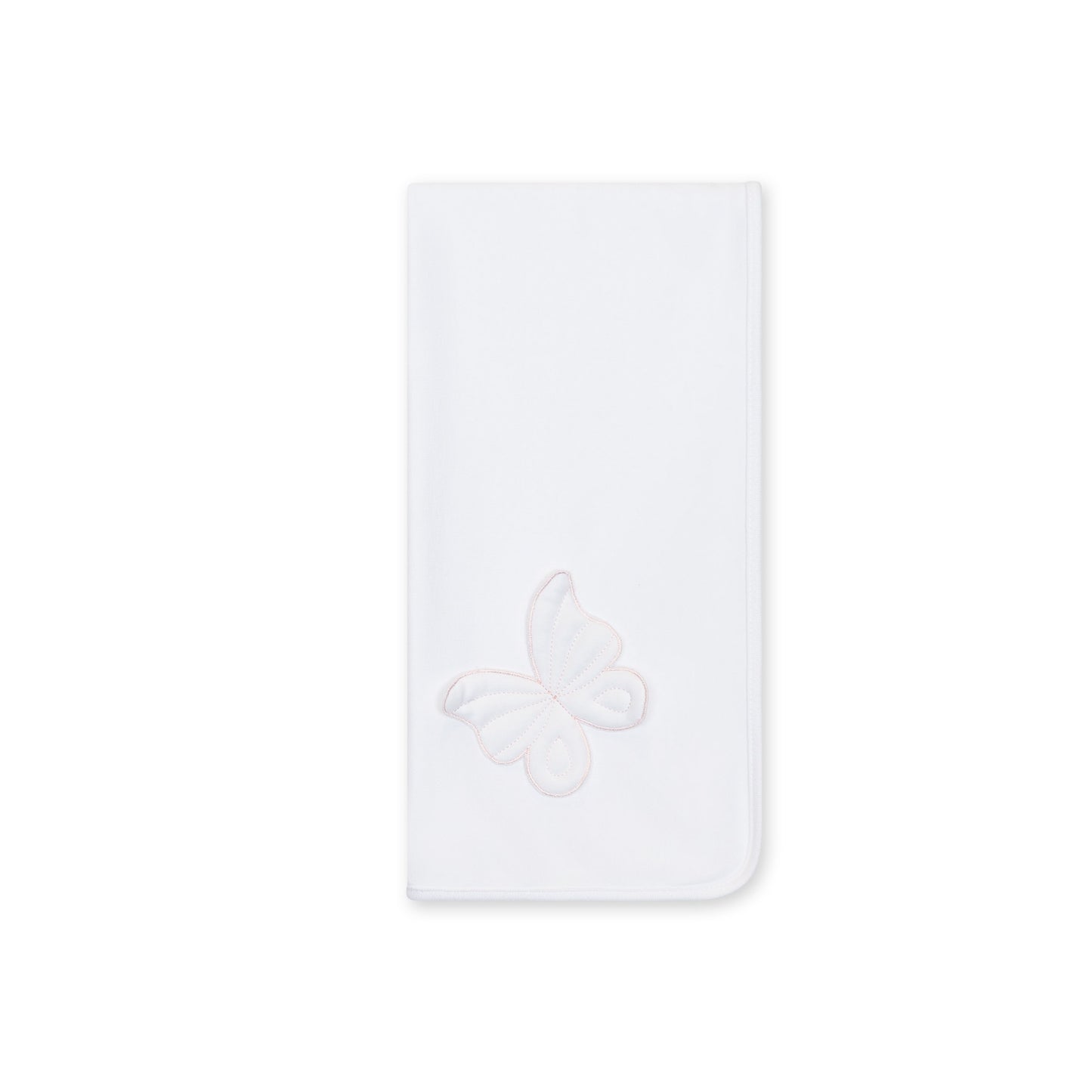 Baby Gi Butterfly Burp Cloth White BT10G