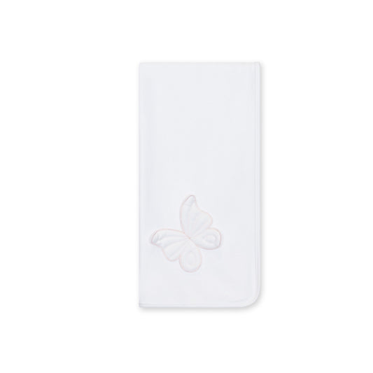 Baby Gi Butterfly Burp Cloth White BT10G