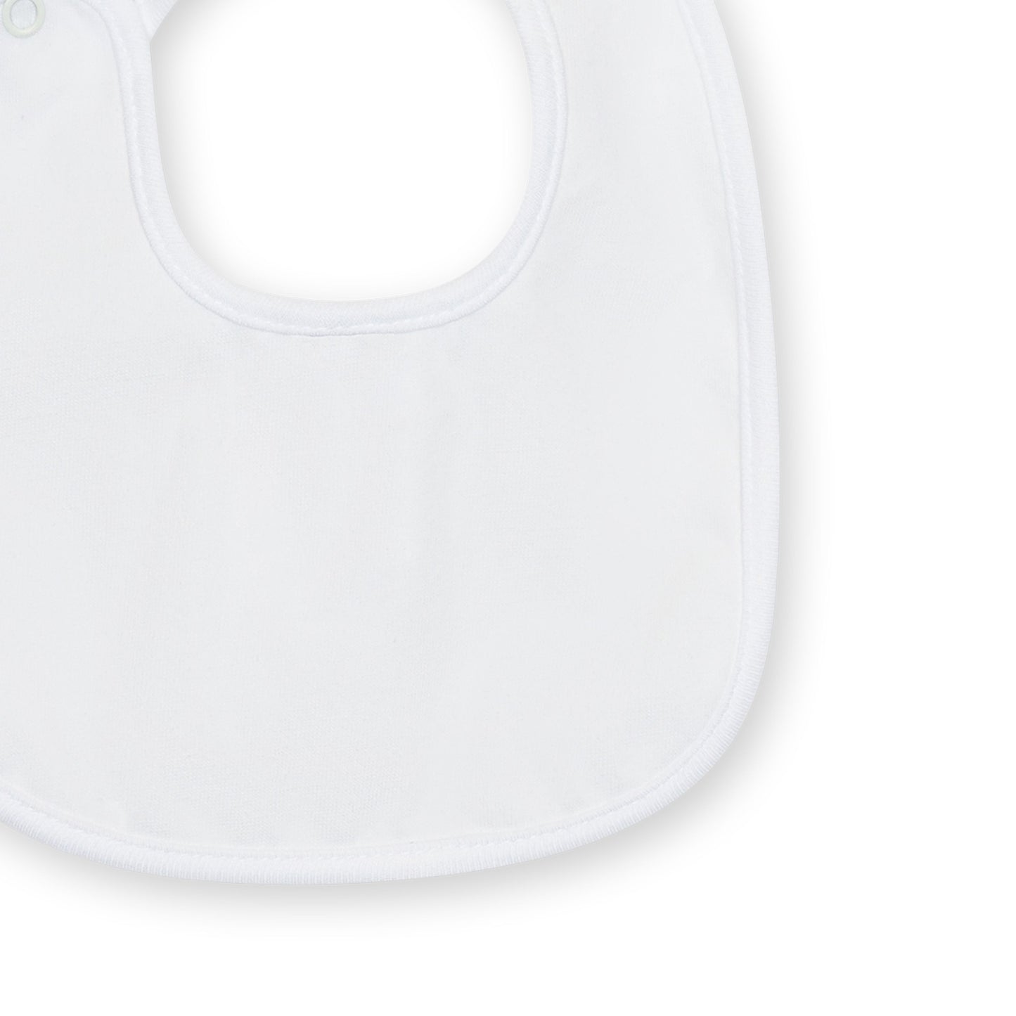Baby Gi Butterfly Bib White BT24G