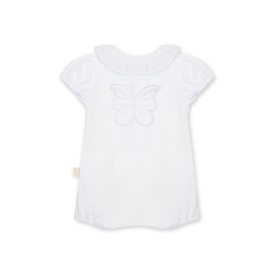 Baby Gi Butterfly Romper White BT46G