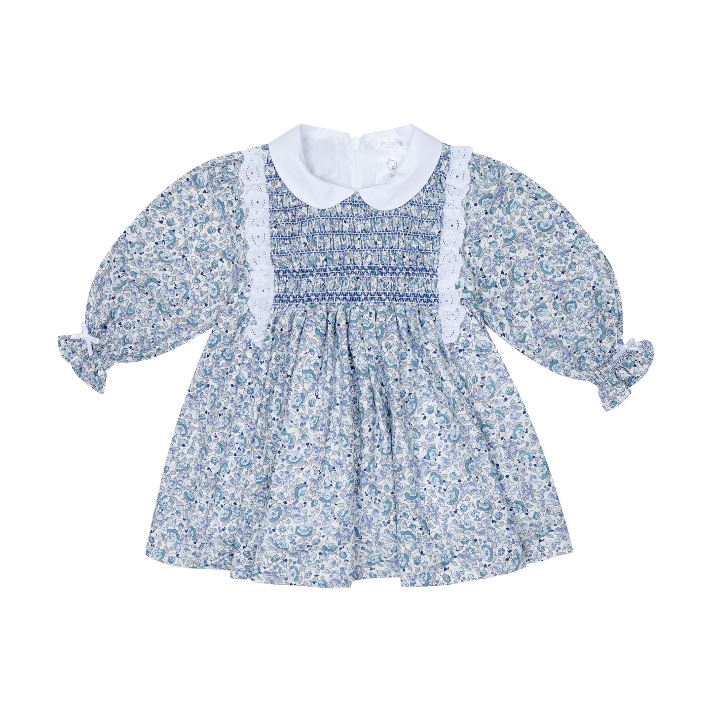 Deolinda Noche Blue Floral Dress Dbi25413