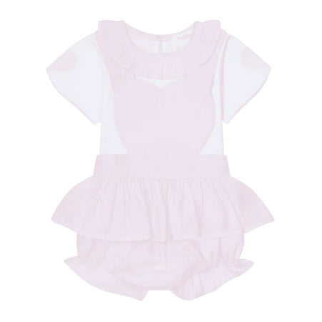 Deolinda Pink/White Lina Strapless Bloomers + Top Dbv25704