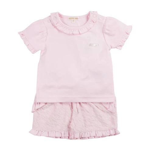 Mintini Pink Top & Short Mb6343
