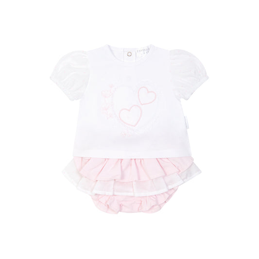 Pastels & Co Curin Pretty In Pink Bloomer Set Pink 808G