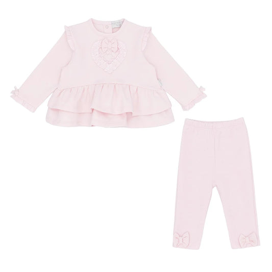 Pastels & Co Girls Eliana Legging Set Pink PA-30-02D