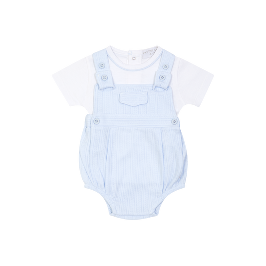 Pastels & Co Dungaree Set Blue 806BB