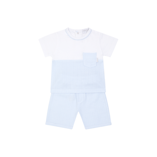 Pastels & Co Henry Blue Romper 806CB