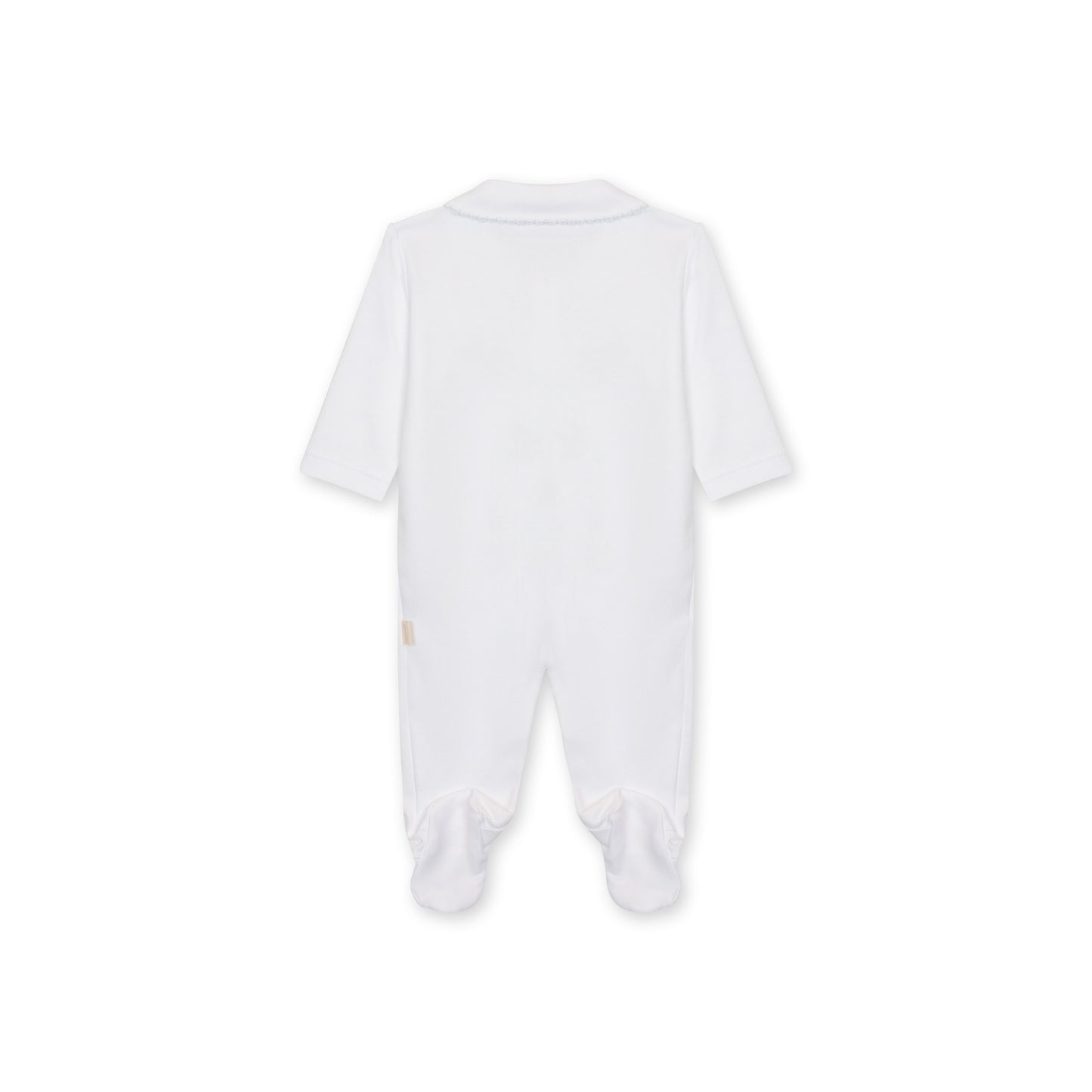 Baby Gi Boys Rocking Horse Babygrow White & Blue RH53BM