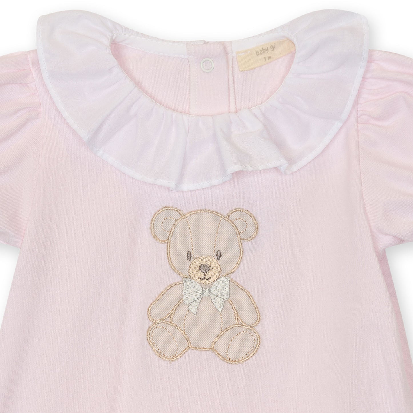 Baby Gi Girls Teddy & Me Romper Pink TM46G