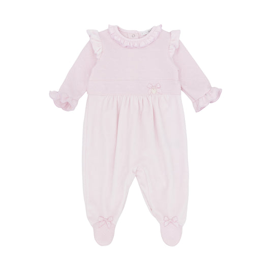 Blues Baby Girls Pink All in One BB3181 - front
