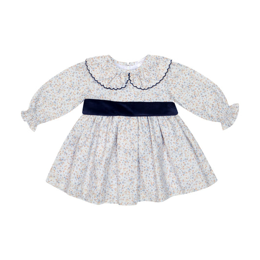 Deolinda Girls Midnight Dress Single Color DBI26410 – front view