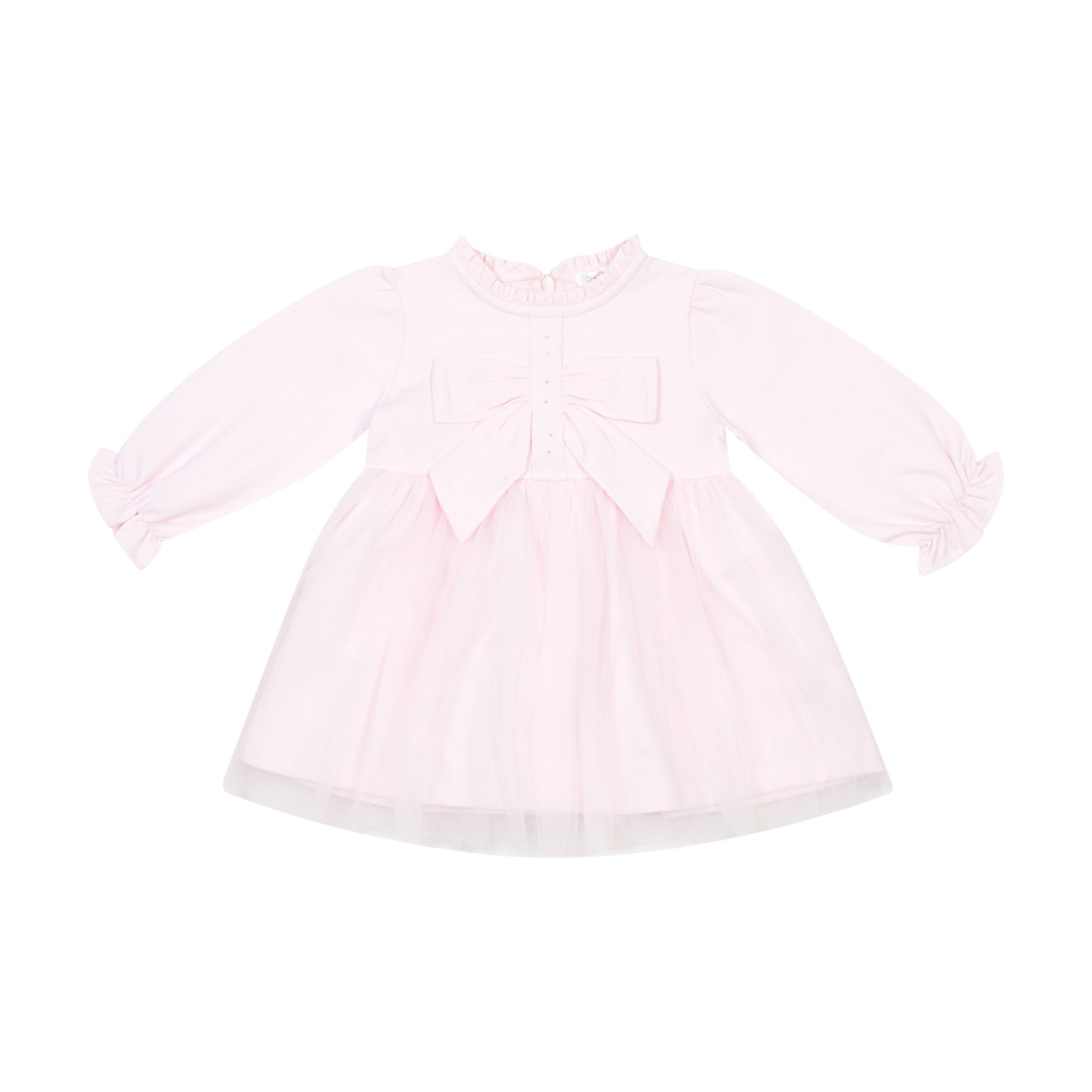 Deolinda Girls Lisa Dress Pink DBI26416 – front view