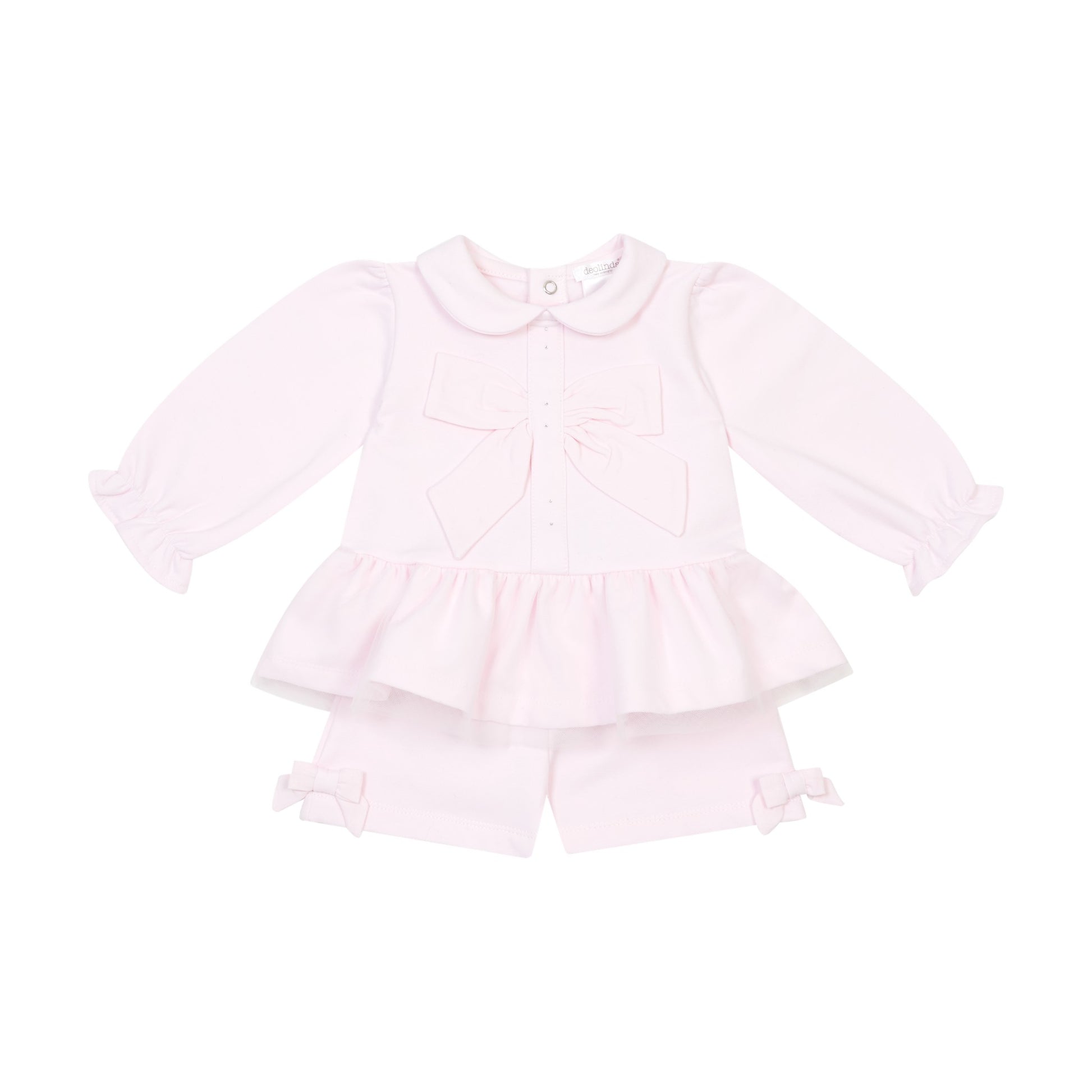 Deolinda Girls Lisa 2 Piece Set Pink DBI26727 – front view